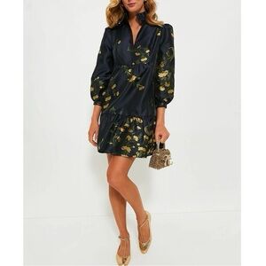 TUCKERNUCK size Large Jasmine Vine Jacquard Palmerston Dress